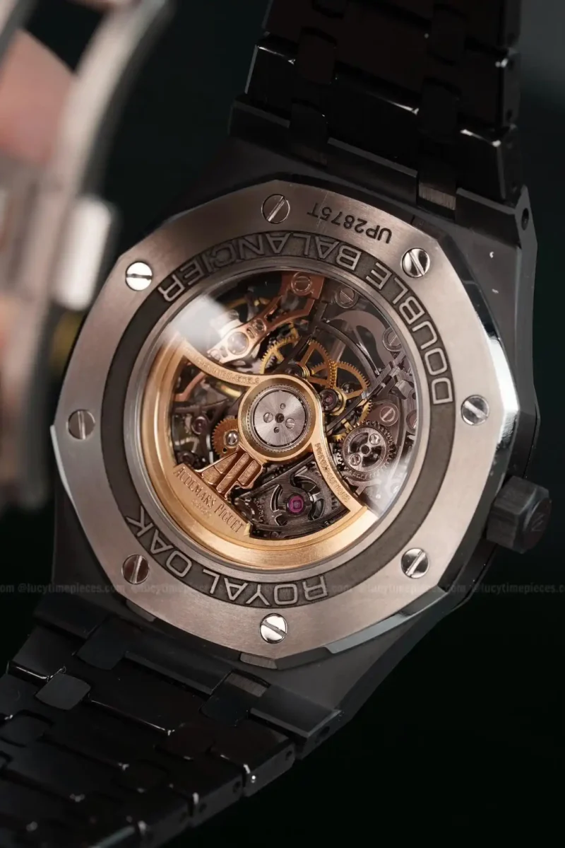 Super Clone Audemars Piguet Royal Oak 15407CE.OO 41mm Skeleton Dial Ceramic V3 Base — view 9