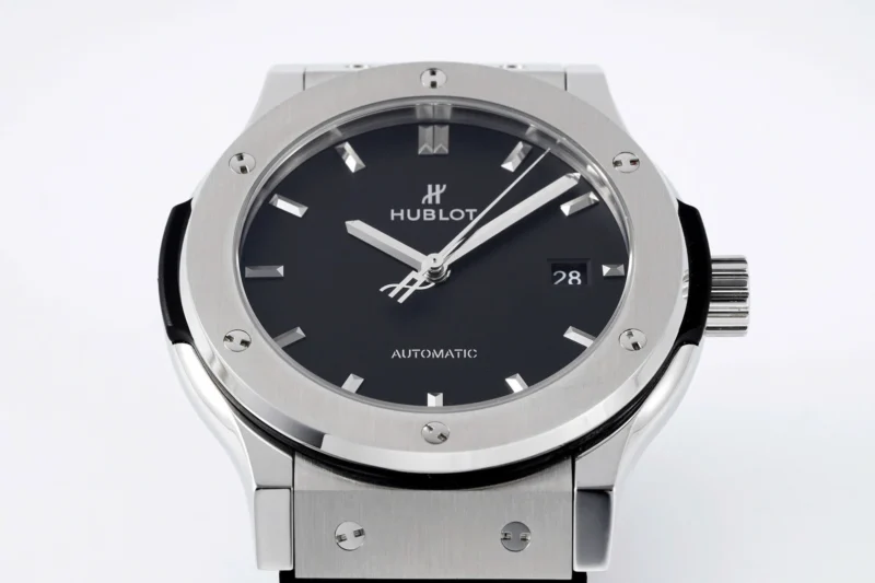 Super Clone Hublot Classic Fusion 542.NX.1171.LR 42mm Black Dial — side profile