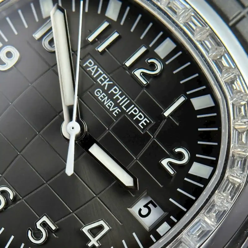 Super Clone Patek Philippe Aquanaut Diamonds 5167/300G-010 40mm – — side profile