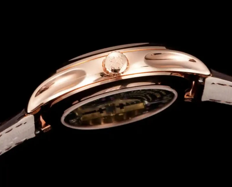 Super Clone Patek Philippe Steel — movement / caseback view