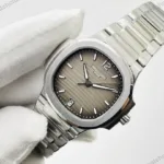 Super Clone Patek Philippe Nautilus 7118/1A-011 35.2mm Gray Dial Steel