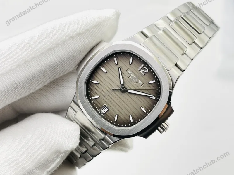 Super Clone Patek Philippe Nautilus 7118/1A-011 35.2mm Gray Dial Steel