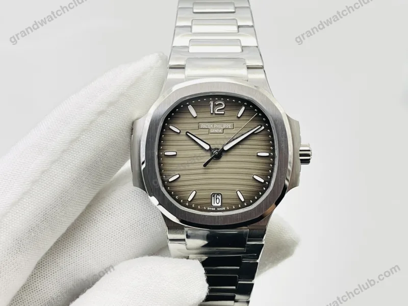 Super Clone Patek Philippe Nautilus 7118/1A-011 35.2mm Gray Dial Steel