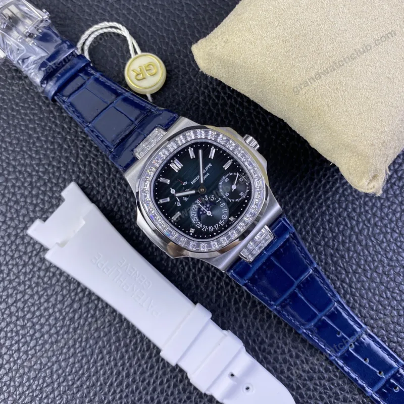 Super Clone Patek Philippe Nautilus 40mm stål armbånd Steel 5724G
