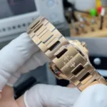 Super Clone Patek Philippe Nautilus 7118/1R-011 32.5mm Biele ciferník ružové zlato