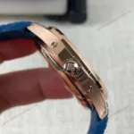 Super Clone Patek Philippe Aquanaut 5261A Moonphase Tifany Blue Rose 40mm