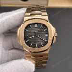 Super Clone Patek Philippe Nautilus 5711/1R-001 40mm Gray Dial Rose Gold V3 Update