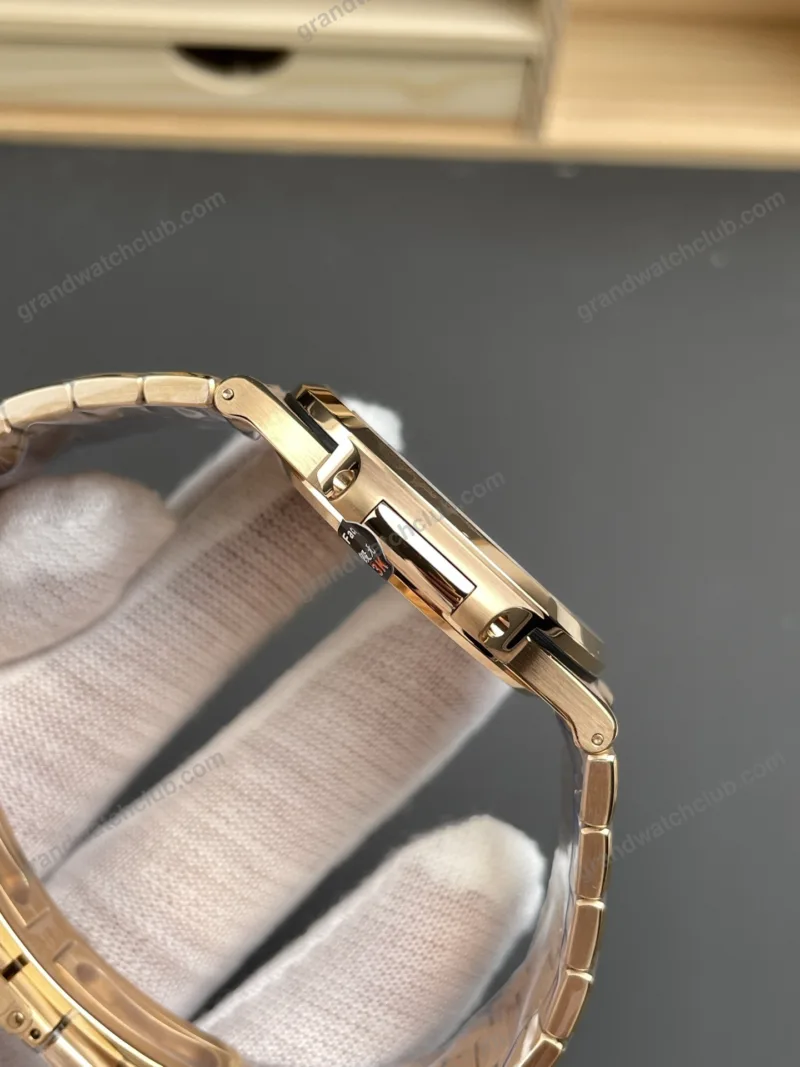 Super Clone Patek Philippe Nautilus 5711/1R-001 40mm שוקולד דיאל רוז זהב V3 Update