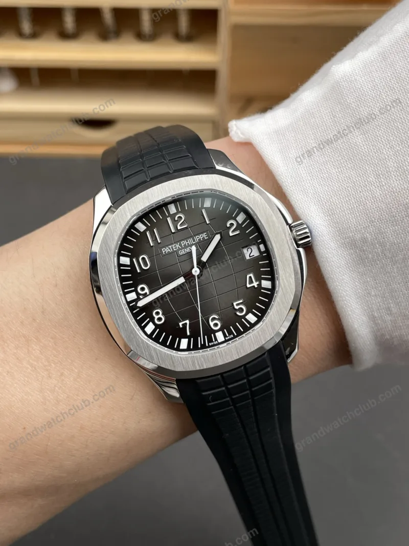 Super Clone Patek Philippe Aquanaut 40mm Rubber Strap Steel – Swiss SuperClone 5167A