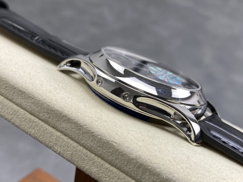 Super Clone Patek Philippe Complications 5205G-010 40mm Gray Dial Steel — side profile