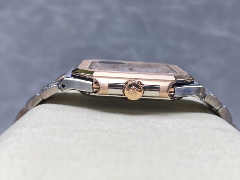 Super Clone Patek Philippe Cubitus 5821/1AR-001 45mm Blue Dial – — case and bezel