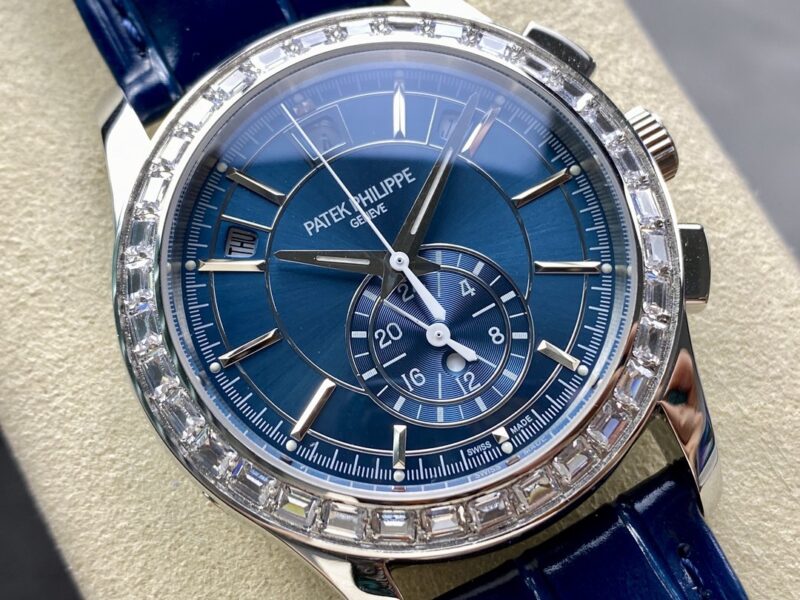 Super Clone Patek Philippe Complications 5961P-001 40mm Blue Dial Steel — view 10