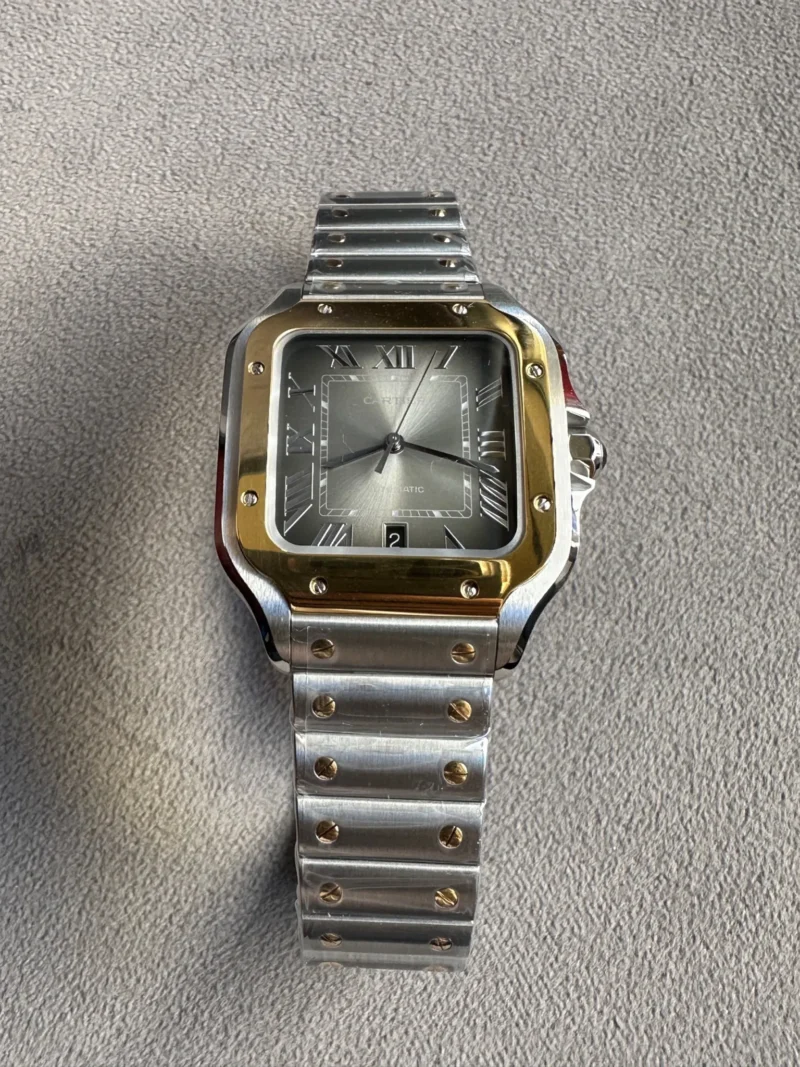 Cartier Santos 40 mm Anthracite Grey Dial Super Clone