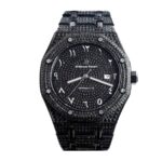 AP Royal Black Diamonds With Arabic Dial Super Clone