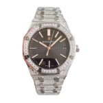 AP Royal Oak Black A110BL72 İced Out Super Clone