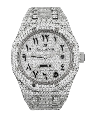 AP Royal Oak Pave Diamond 15400ST.OO.1220ST.02 (Copy) (Copy) Super Clone