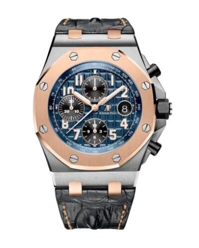 AP Royal Oak Rose Gold Blue Dial Super Clone