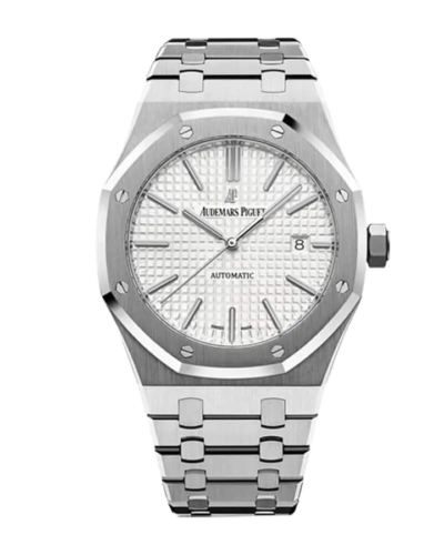 AP Royal Oak Hvid skive 15400ST.OO.1220ST.02 Super Clone