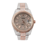 Fully Iced Out Rolex Super Clone