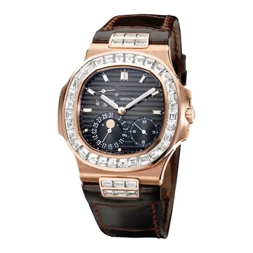 Patek Philippe Nautilus 5724R-001 Baguette Diamond Super Clone
