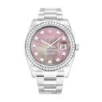 Rolex Datejust 116244 Diamond Bezel Pink Dial Super Clone