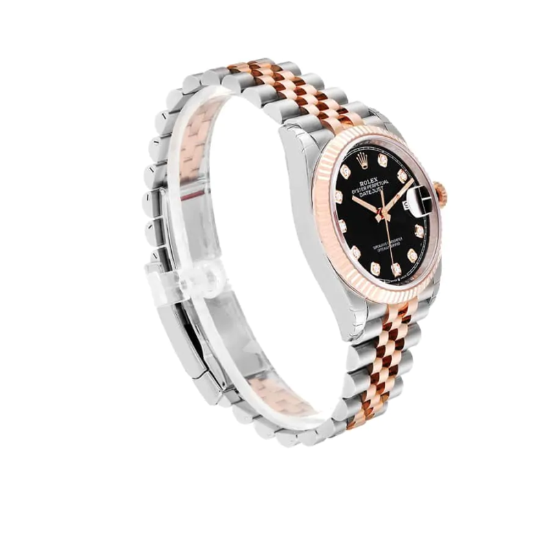 Rolex Datejust 126231 Everose Gold Diamond Dial Super Clone