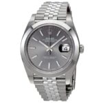 Rolex Datejust 126300-0008 Grey Dial Jubilee Super Clone