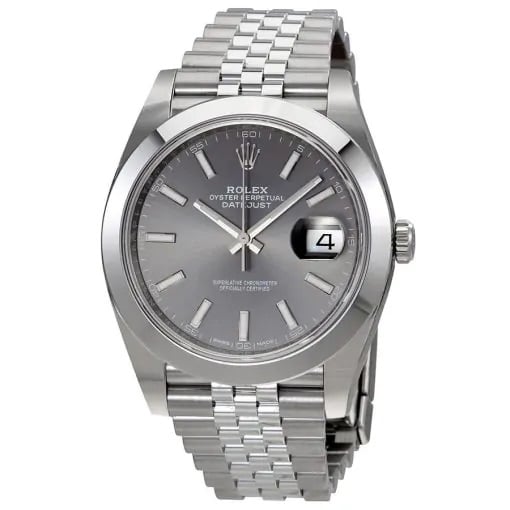 Rolex Datejust 126300-0008 Grey Dial Jubilee Super Clone