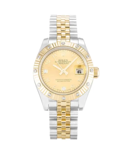 Rolex Datejust 179313 Diamond Wybierz szampana Super Clone