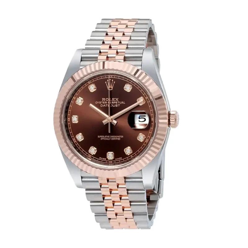 Rolex Datejust II 126331 Rose Gold Diamınd Dial Super Clone