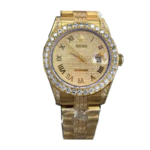 Rolex Datejust पीला सोना Iced out 116623 Super Clone