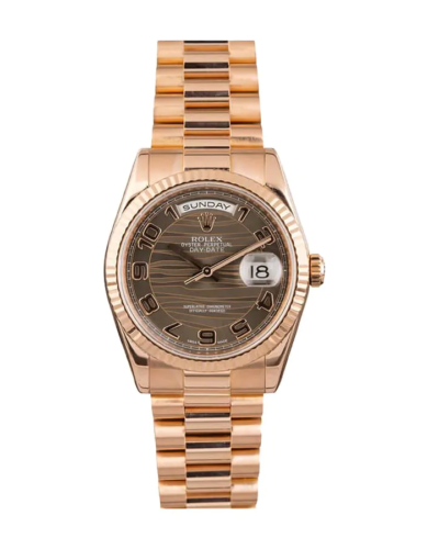 Rolex Day-Date II 218235-0035 Rose Gold Wave Dial Super Clone