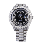 Rolex Day-Date II 218239 Black Iced Out Super Clone