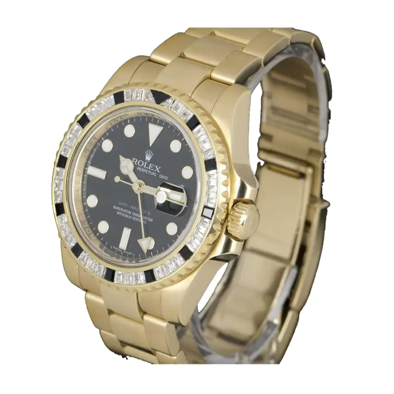 Rolex GMT-Master II 116748SANR Iced Out Super Clone
