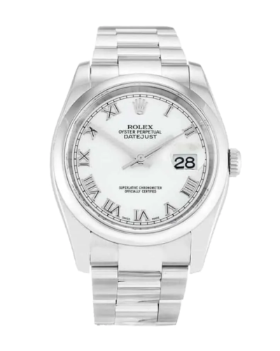 Rolex Oyster Perpetual 116200 Białe wybieranie Super Clone