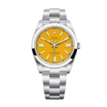 Rolex Oyster Perpetual 124300 Yellow Dial Super Clone