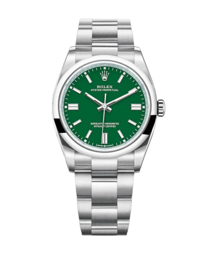 Rolex Oyster Perpetual 126000 Green Dial Super Clone
