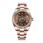 Rolex Sky-Dweller 326935-0003 Chocolate Rose Gold Super Clone