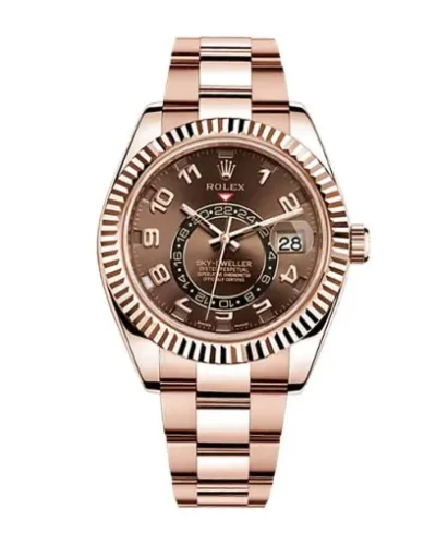 Rolex Sky-Dweller 326935-0003 Chocolate Rose Gold Super Clone