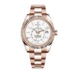 Rolex Sky-Dweller 326935 Rose-Gold White Super Clone