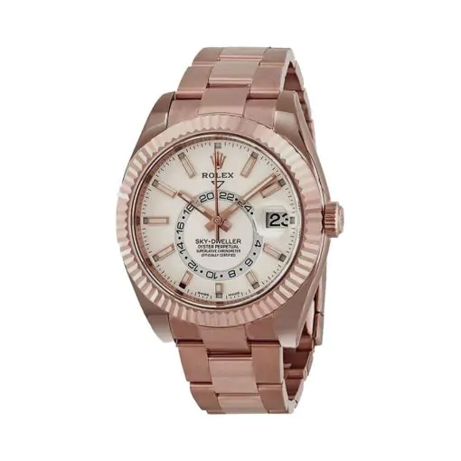 Rolex Sky-Dweller 326935 Rose-Gold White Super Clone