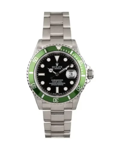 Rolex Submariner 16610LV Date Kermit Black Super Clone
