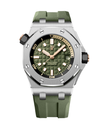 Super Clone Audemars Piguet Royal Oak Offshore Diver 15720ST 42mm Green Dial