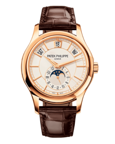 Super Clone Patek Philippe Annual Calendar 40mm Valkoinen 5205R-001