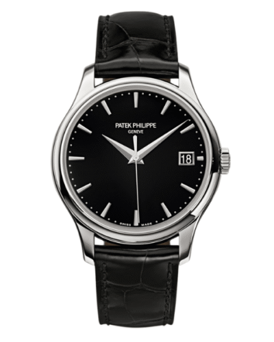 Super Clone Patek Philippe Calatrava 5227G-001 39mm Musta soittaa Steel
