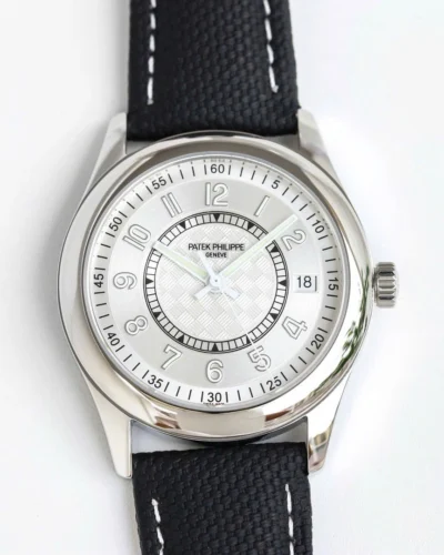Super Clone Patek Philippe Calatrava 6007A Steel 40mm Valkoinen