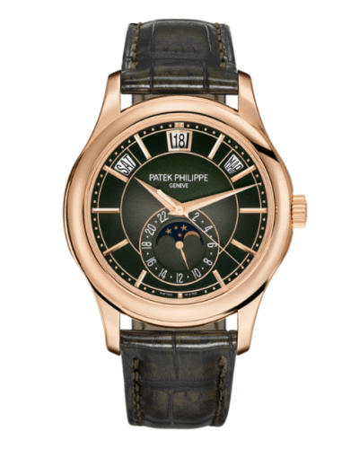 Super Clone Patek Philippe Complications 5205R-011 40mm Vihreä Rose Gold