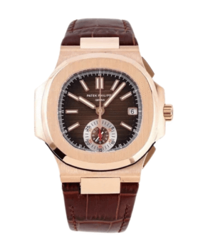 Super Clone Patek Philippe Nautilus 5980R-001 40.5mm Chronograph Rose Gold