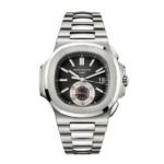 Super Clone Patek Philippe Nautilus Chronograph 5980/1A-014 40.5mm Black-Blå Dial