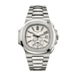 Super Clone Patek Philippe Nautilus Chronograph 5980/1A-019 40.5mm Quadrante bianco